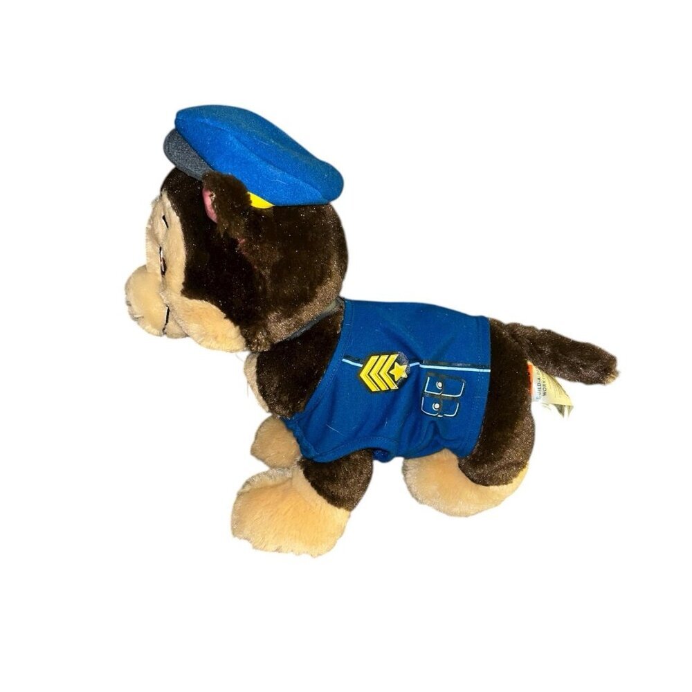 Build-A-Bear Paw Patrol Chase Dog Plush With Outfit Nickelodeon Plush 14”